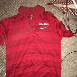 Frat Nike Oklahoma Sooners dri fit polo coach